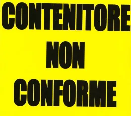 Contenitore non conforme