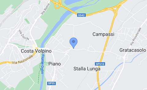 Mappa stradale sede di Costa Volpino